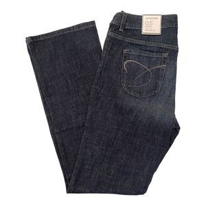 NWT Chicos size 6 Jeans regular boot leg ultimate fit platinum denim